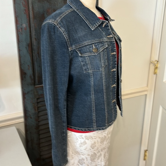 NWOT!🔹LIVE A LITTLE DENIM JACKET - Picture 4 of 6
